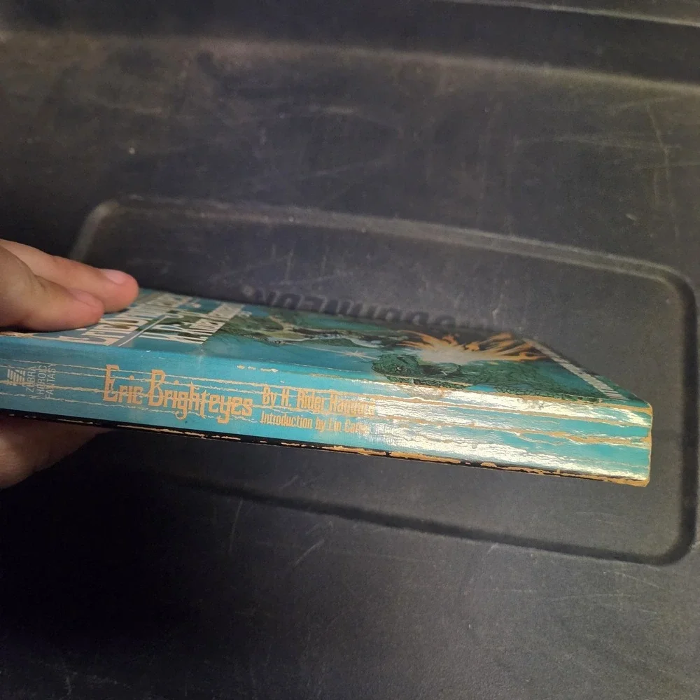Eric Brighteyes, H. Rider Haggard, PB Zebra Books 1st Ed 7/78